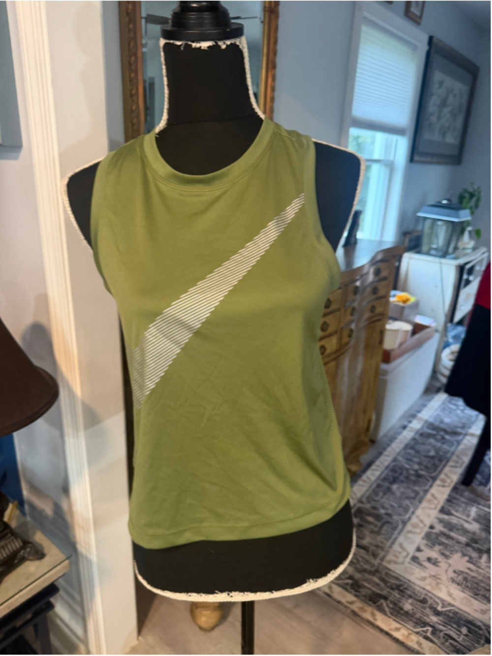 Women's Nike Dri-FIT Running Tank Top Size S Green
